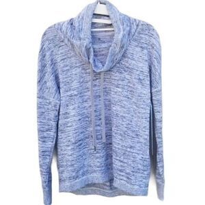 Athleta Blissful Gray Long sleeve Cowl Neck Sweater Women's Size XS